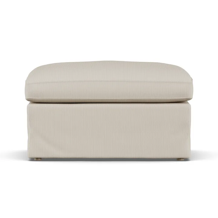 린네비크 풋스툴 - Jump Beige 1956-white-oiled oak, with skirt - 1898