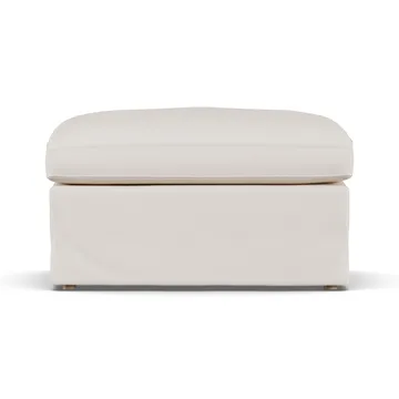 Linnevik 풋스툴 - Caleido Beige 9600-white-oiled oak, with skirt - 1898