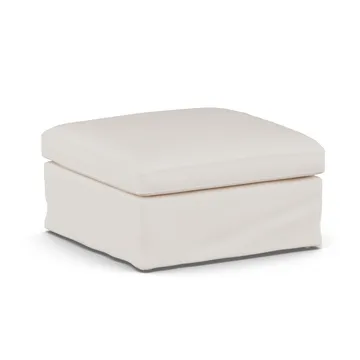 Linnevik 풋스툴 - Caleido Beige 9600-white-oiled oak, with skirt - 1898