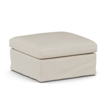 Linnevik 풋스툴 - Jump Beige 1956-white-oiled oak, with skirt - 1898