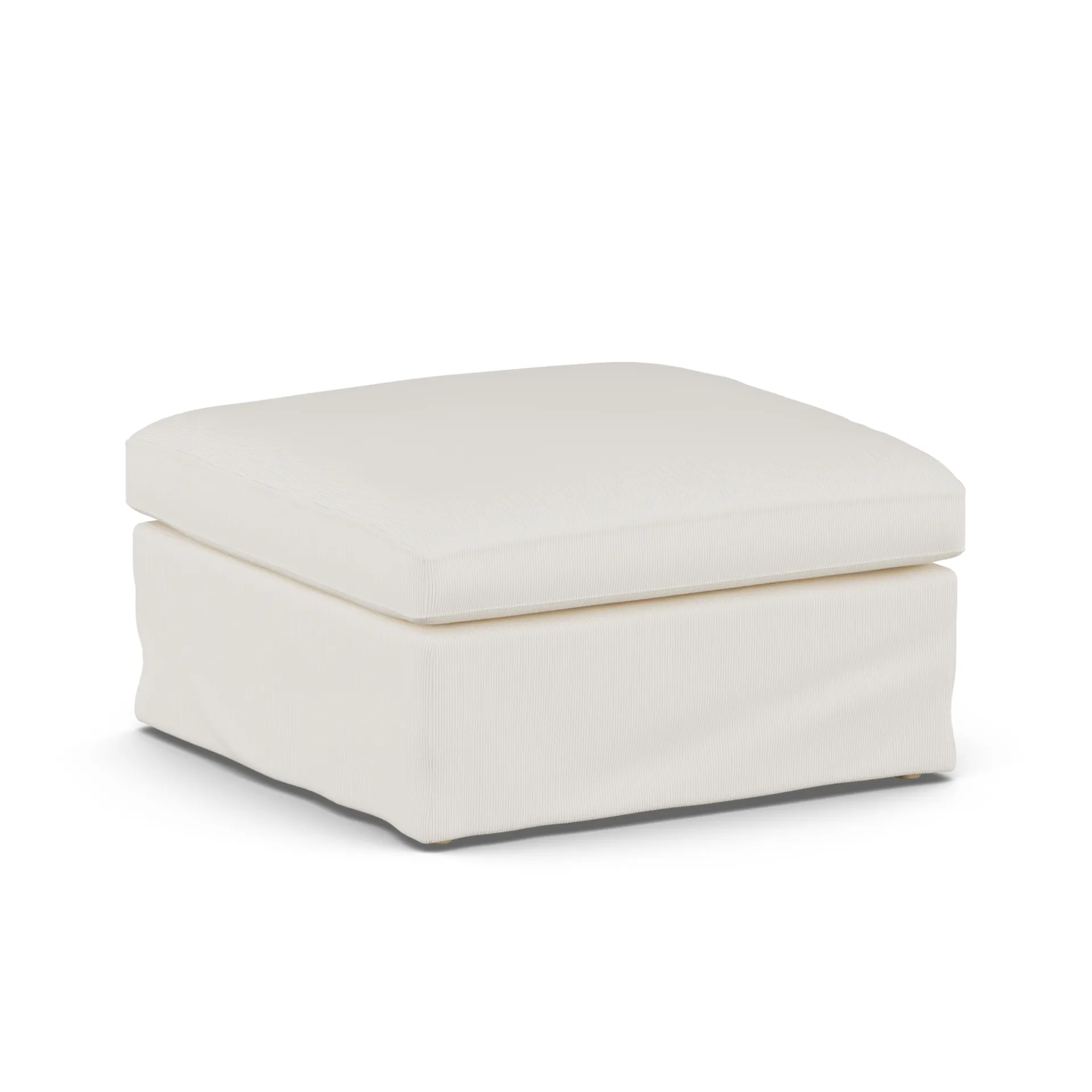 Linnevik 풋스툴, Jump Off White 1954-white-oiled oak, with skirt 1898
