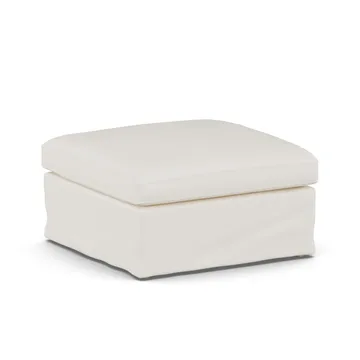 Linnevik 풋스툴 - Jump Off White 1954-white-oiled oak, with skirt - 1898