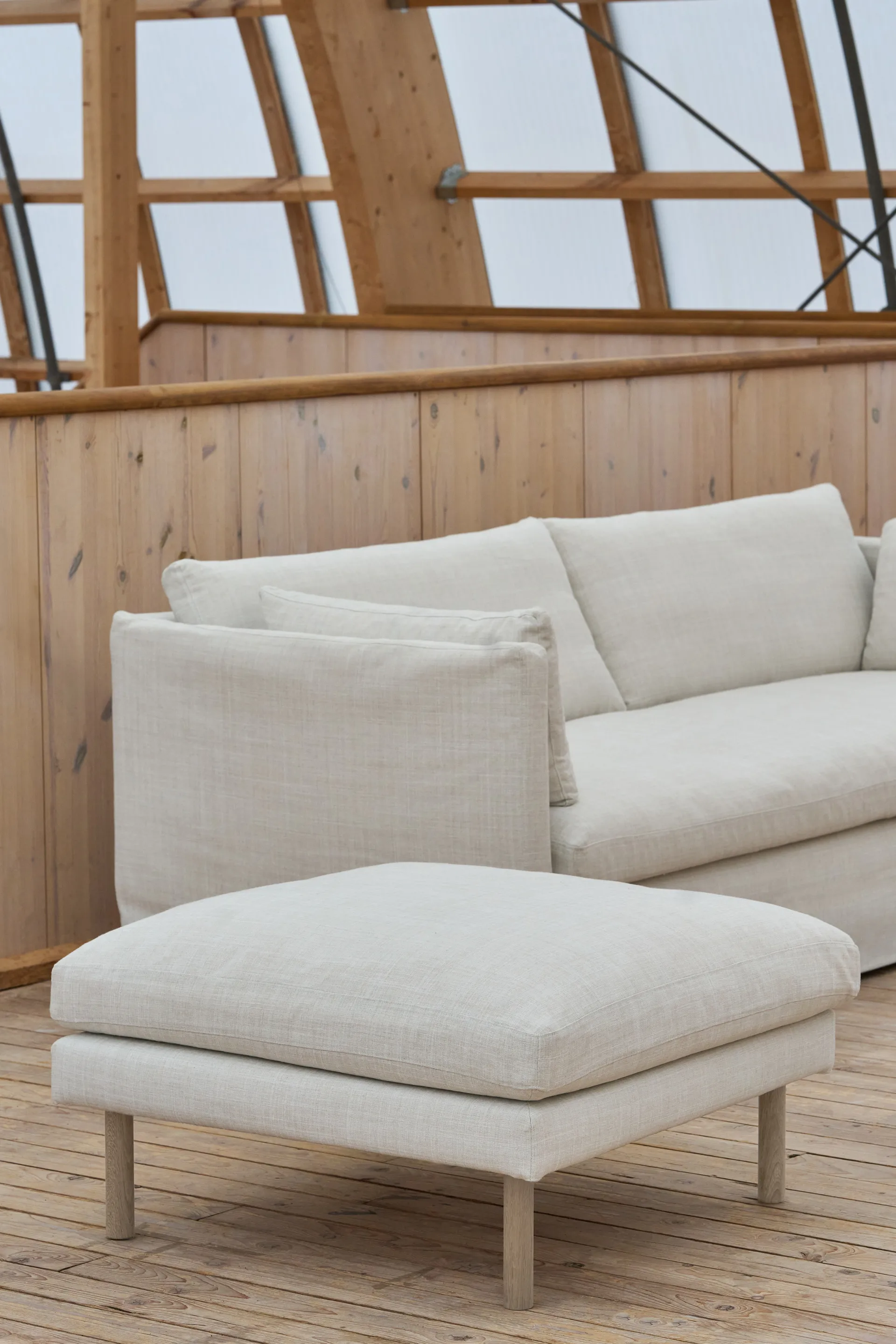 Linnevik 풋스툴, Oslo Nature 1540-white-oiled oak 1898