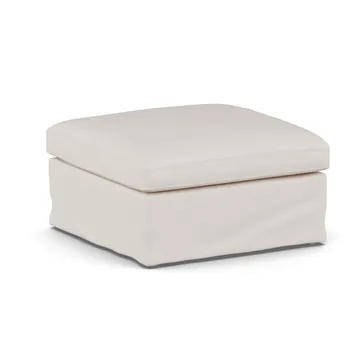 Linnevik 풋스툴 - Same Off White 6671-white-oiled oak, with skirt - 1898
