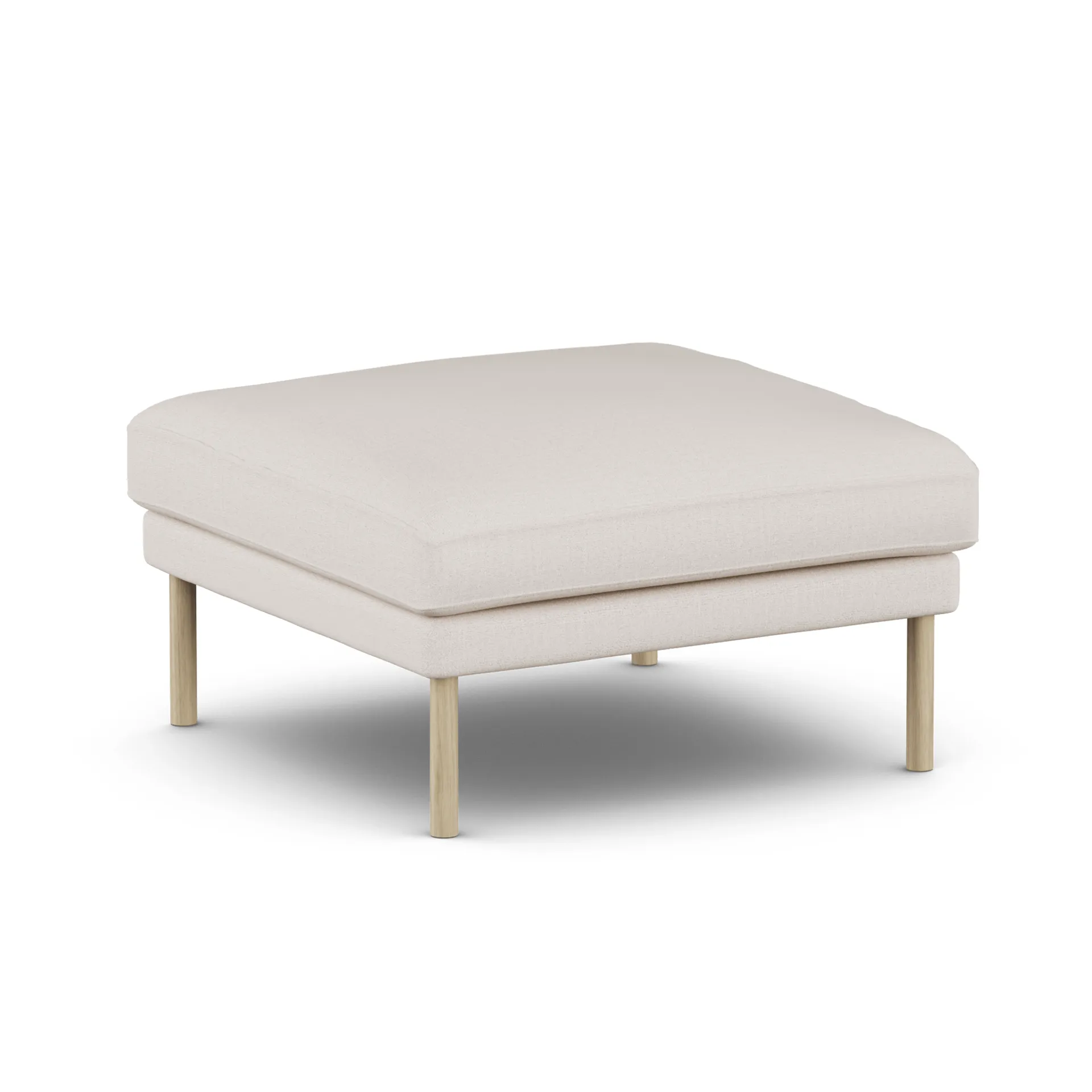 Linnevik 풋스툴, Same Off White 6671-white-oiled oak 1898