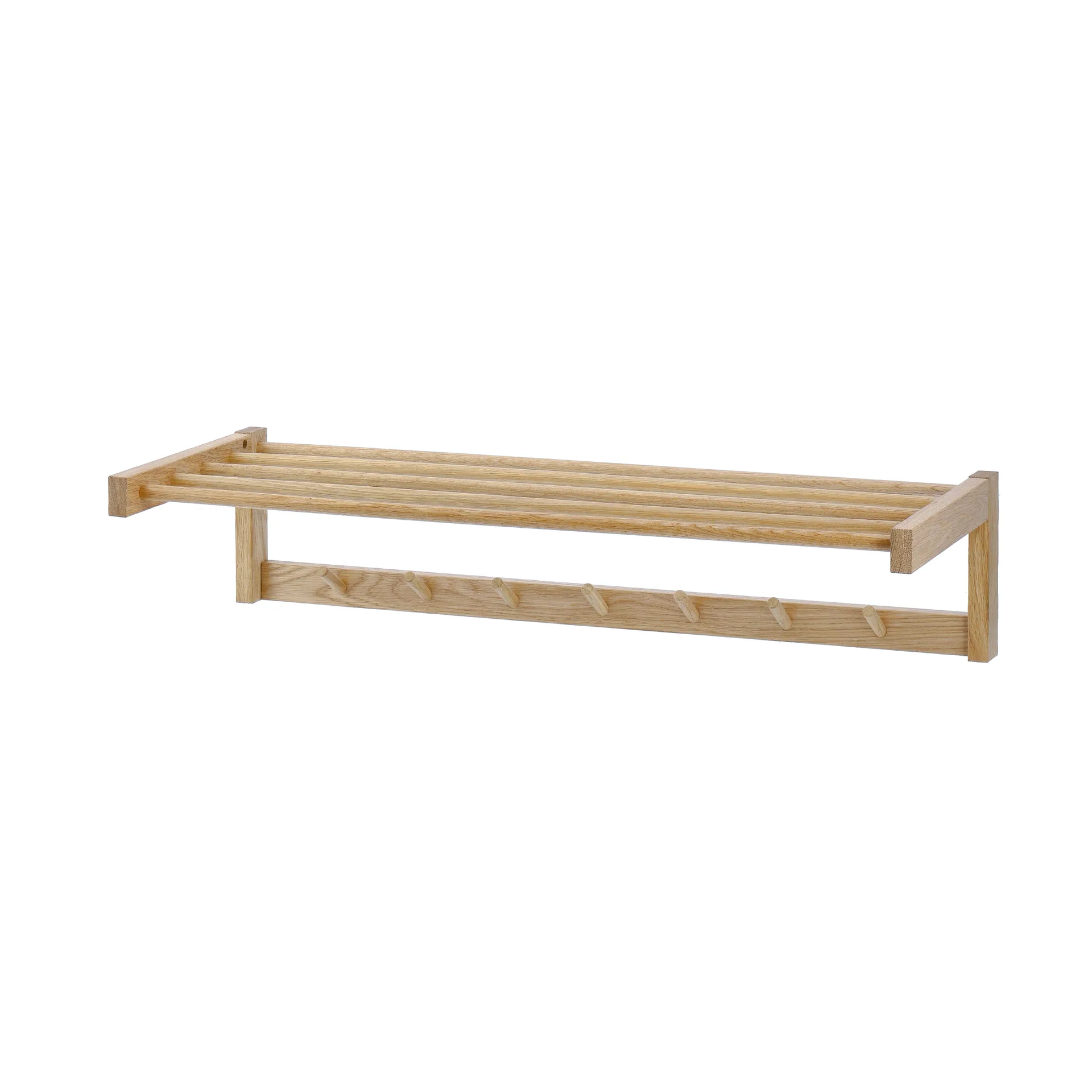 백케보 모자 행거, Oak, 7 knobs 1898