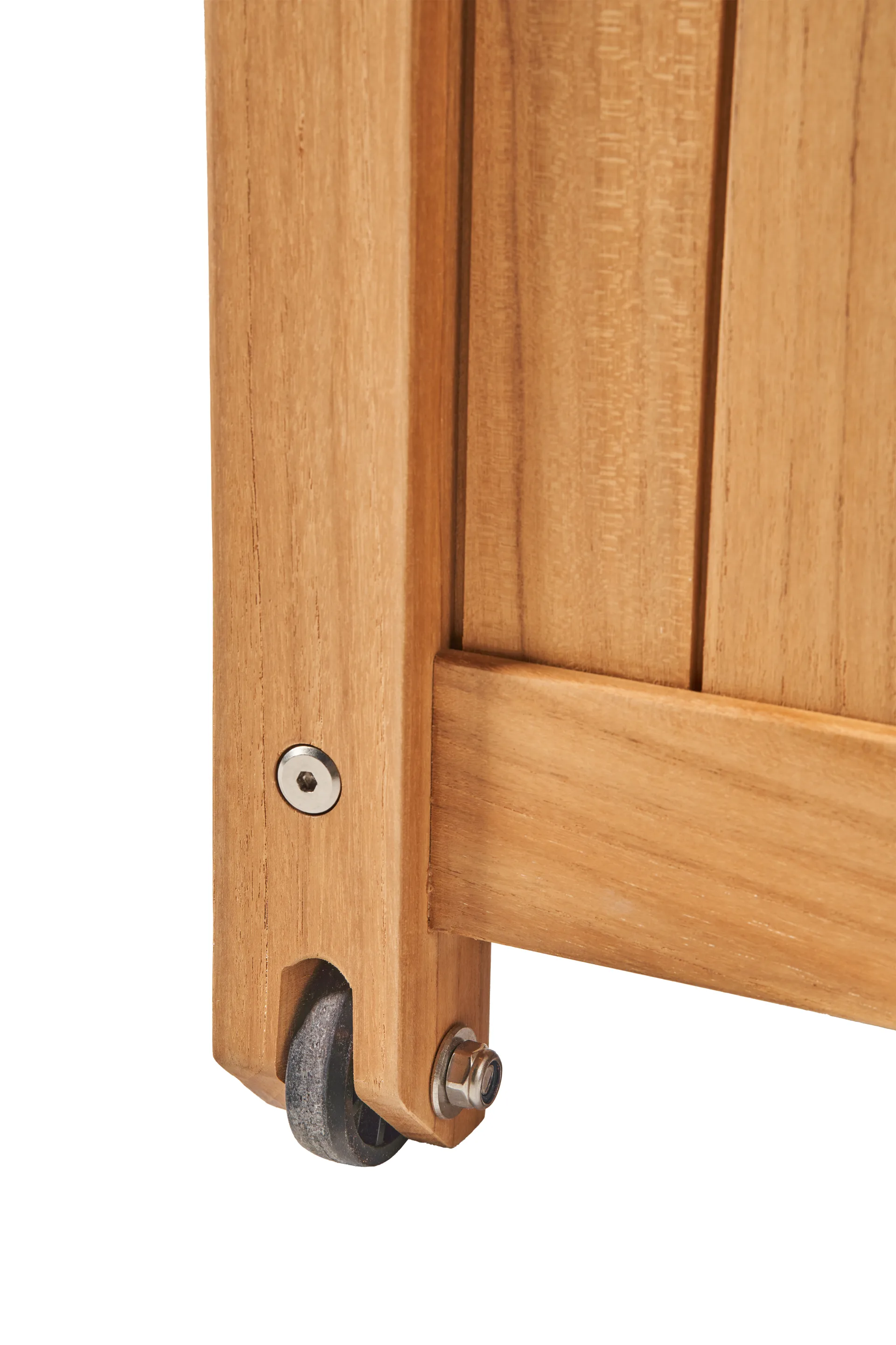 비야르크네스 쿠션 박스 바퀴 포함 S 130x50x60 cm, Teak 1898