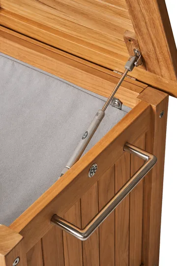 비야르크네스 쿠션 박스 바퀴 포함 S 130x50x60 cm - Teak - 1898