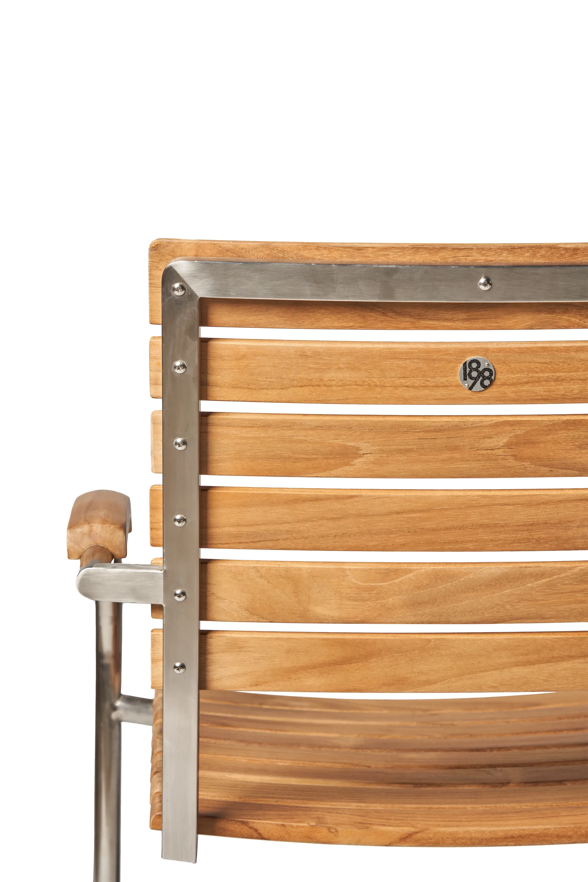 로르빅 다이닝 체어, Teak-stainless steel 1898