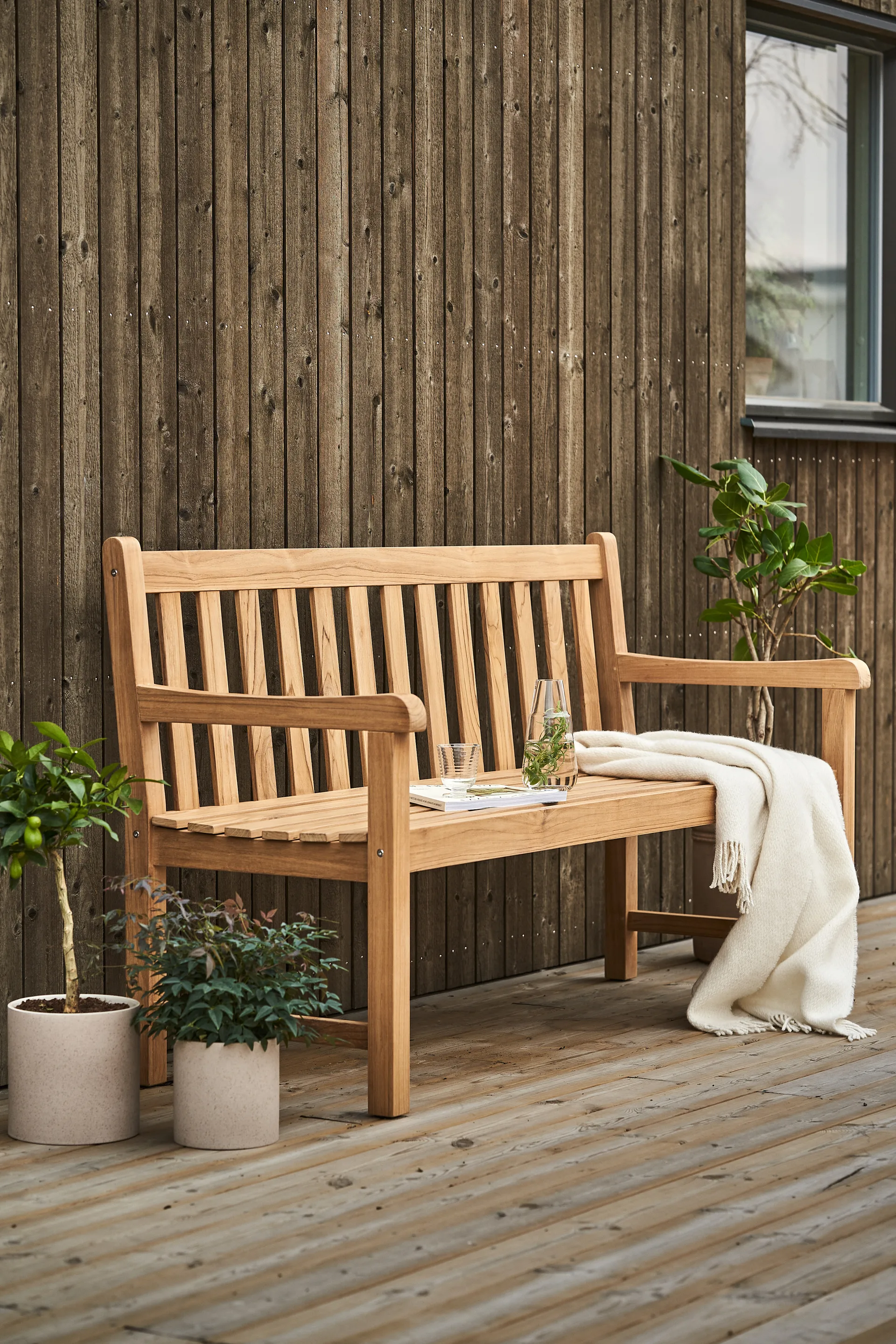 로브훌트 가든 소파, Teak 1898