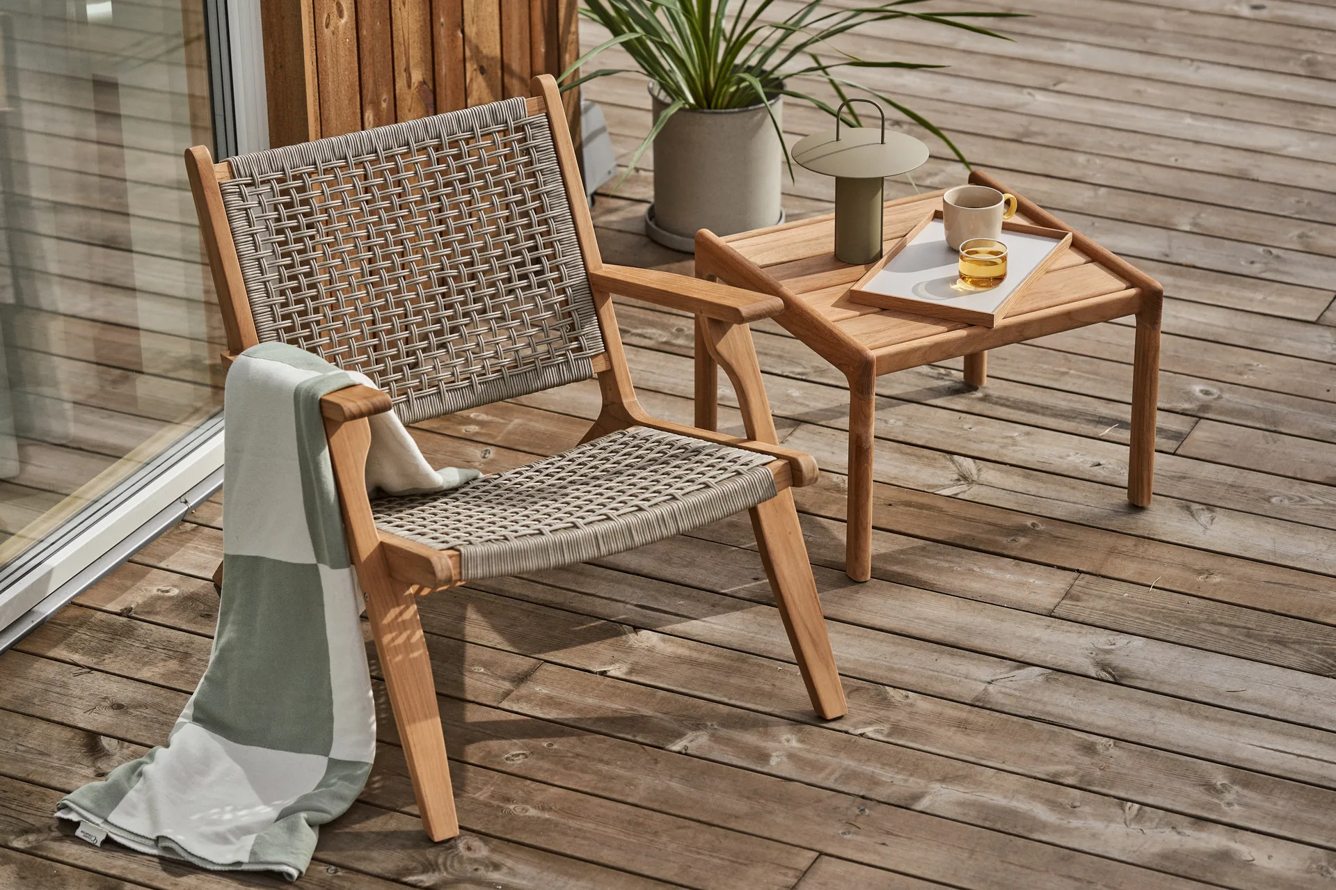 샌드빅 라운지 의자, Teak 1898