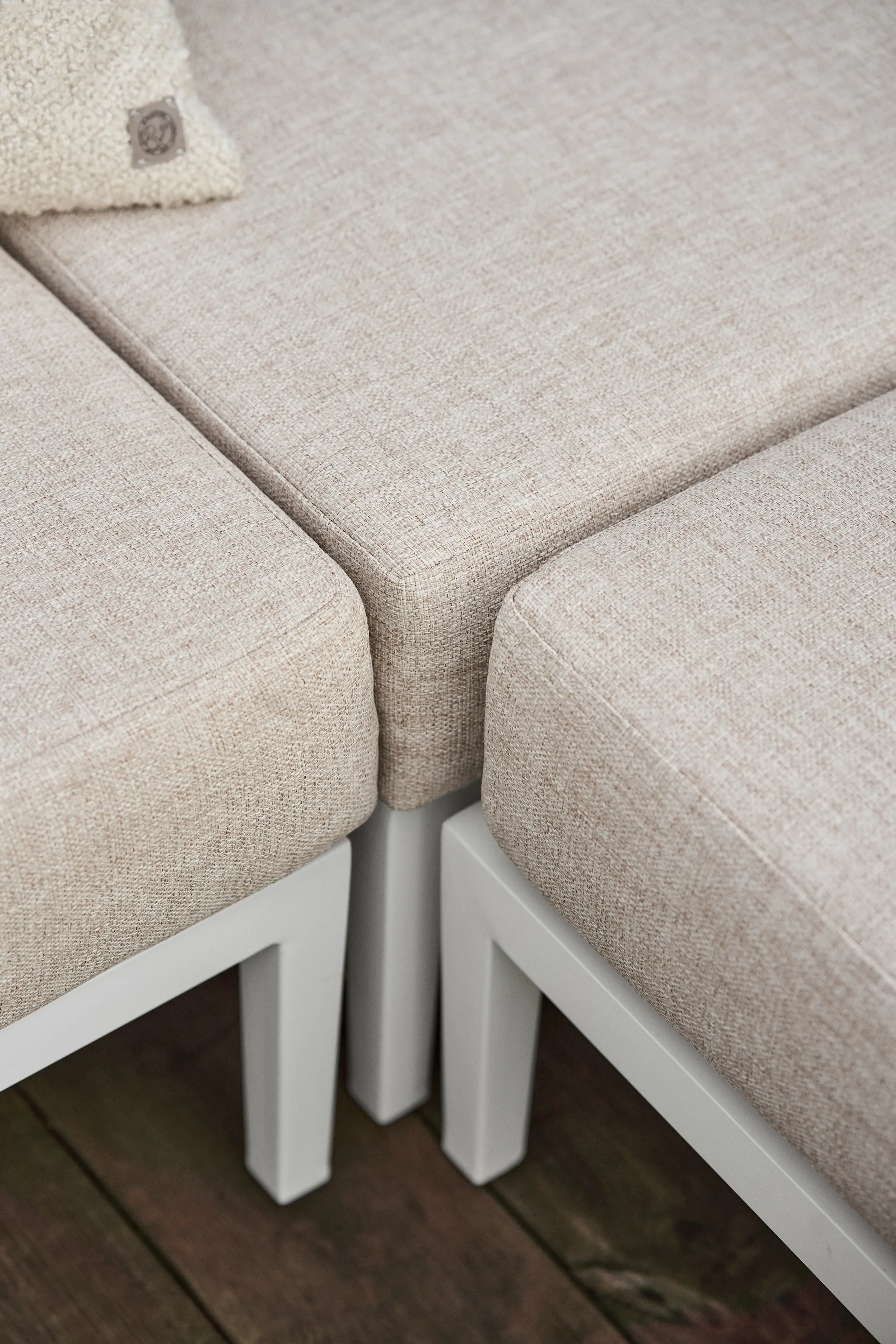 산탄데르 풋스툴, White-beige 1898