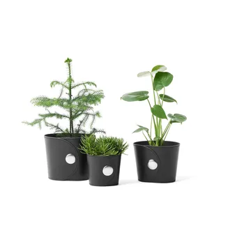 허그 플라워팟 - Light brown, h.12 cm Ø14 cm - A2 | 에이투