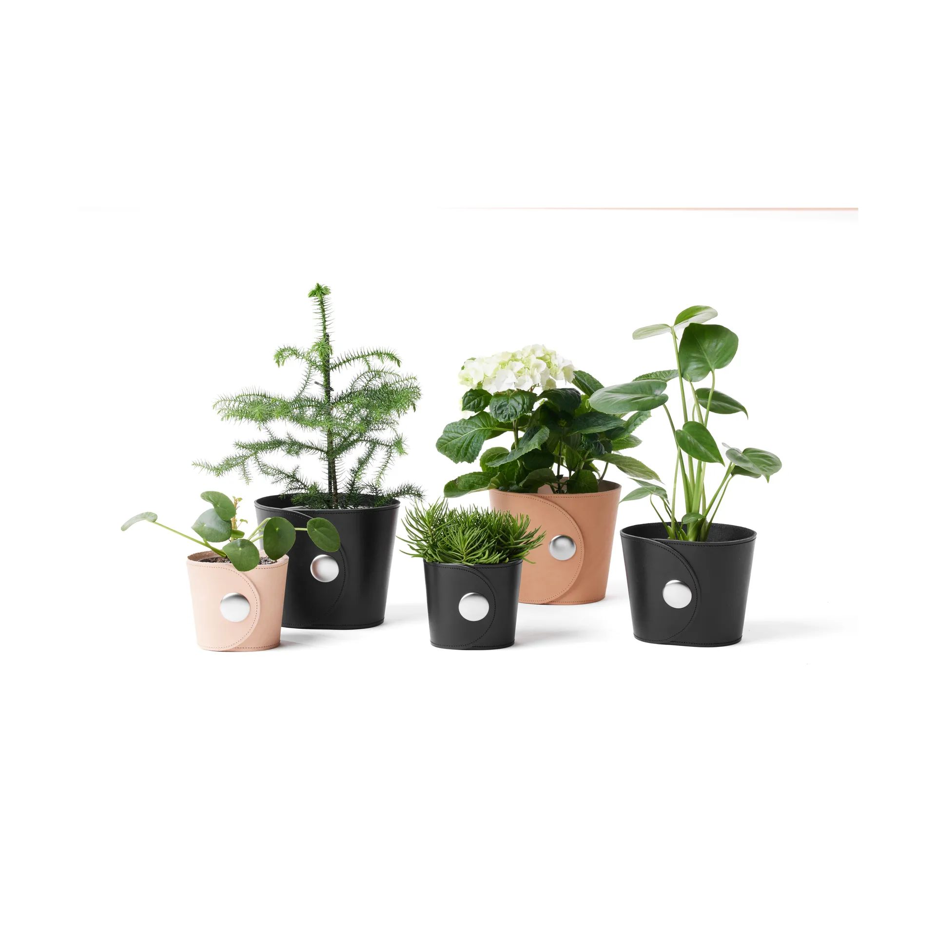 허그 플라워팟, Light brown, h.17 cm Ø20 cm A2 | 에이투