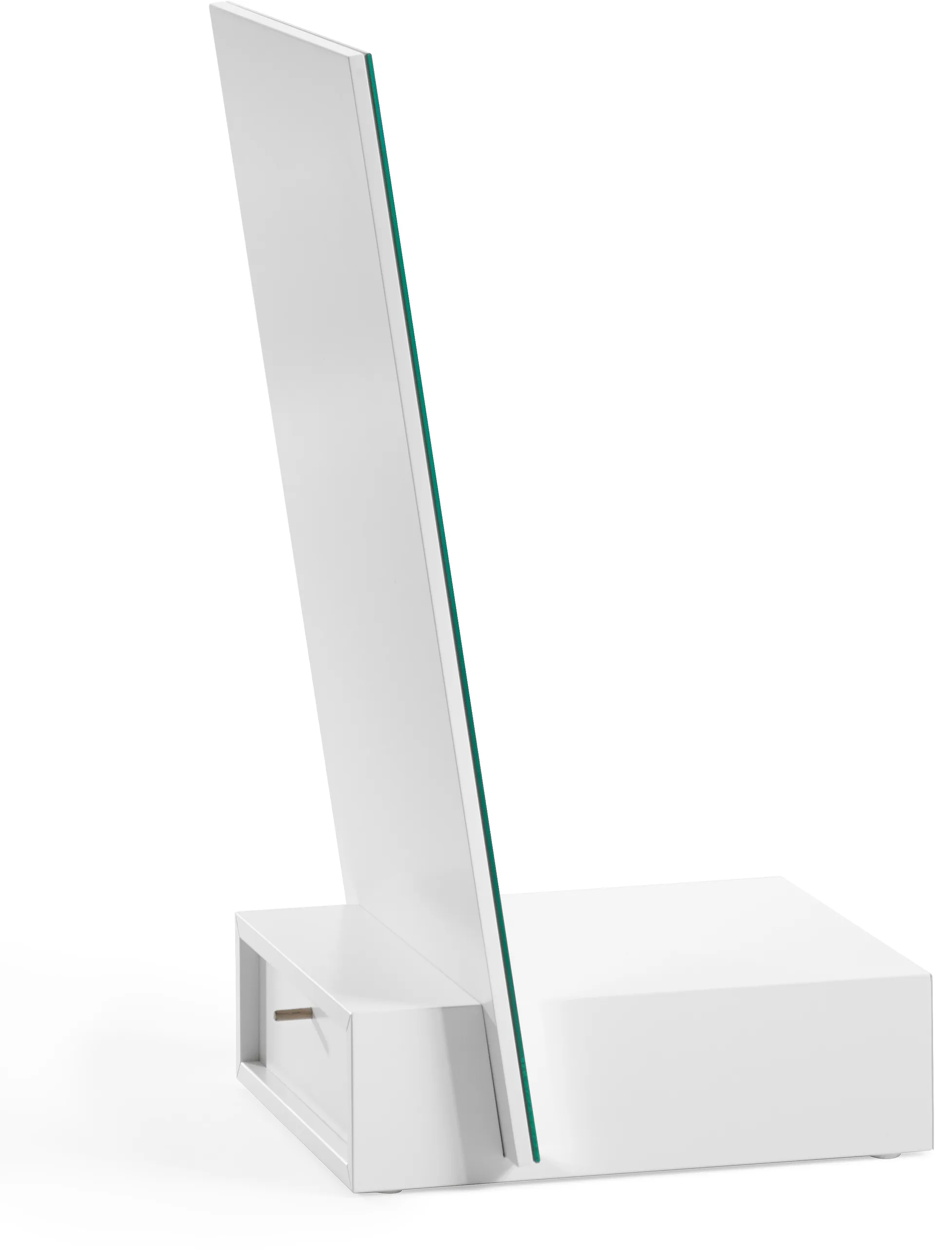 미 수납형 탁상 거울, White, 34x57x30 cm A2 | 에이투