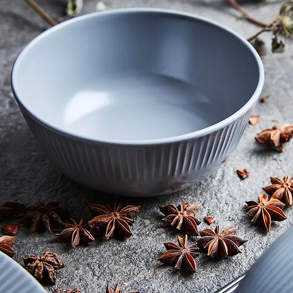 그루비 보울 14,5 cm, grey Aida | 아이다