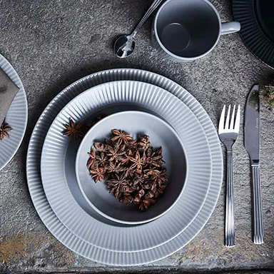 그루비 보울 14,5 cm, grey Aida | 아이다