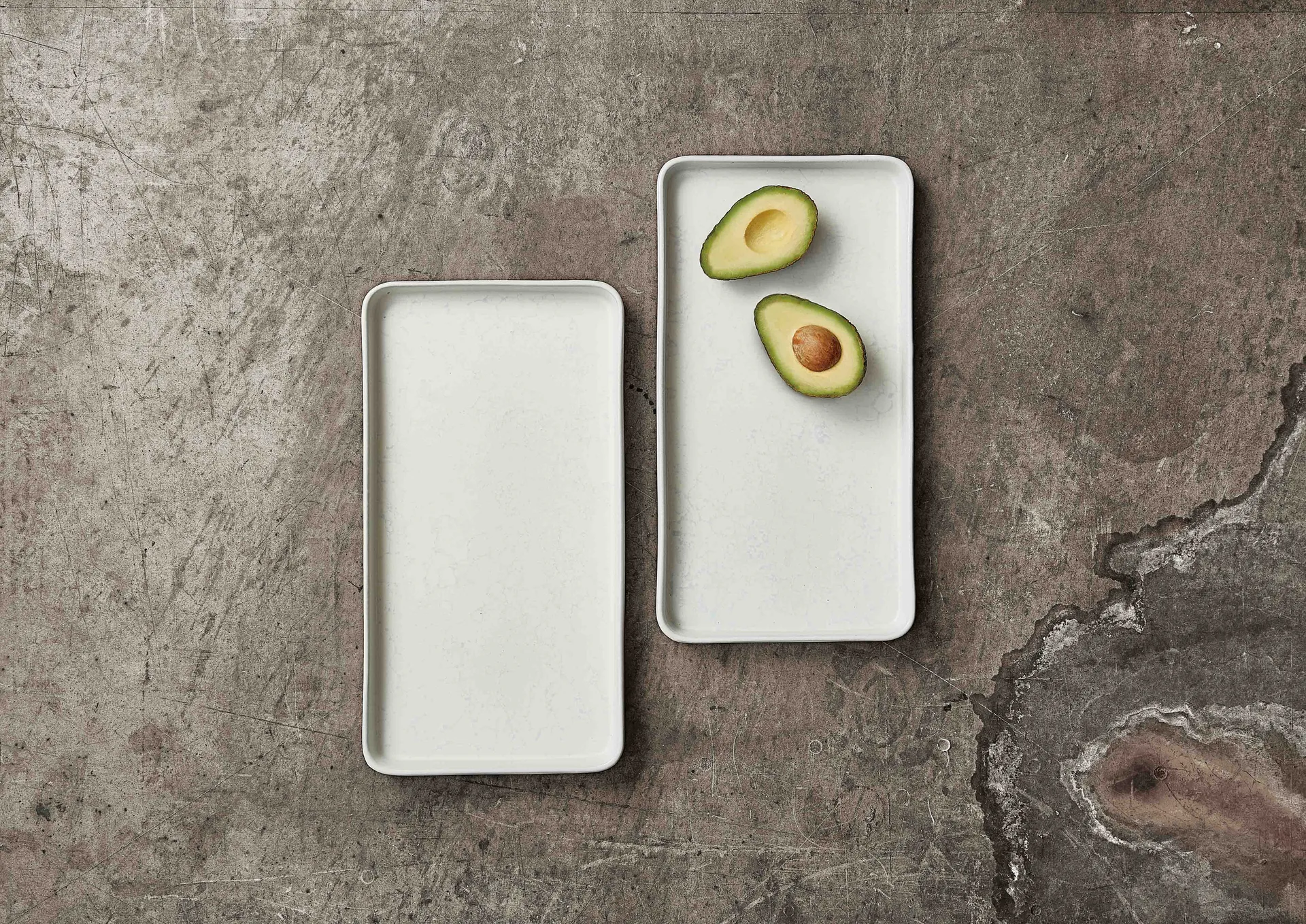 로 소서 18x34 cm 2개 세트, Arctic white Aida | 아이다