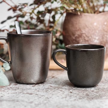 로 손잡이 달린 머그 20 cl - Metallic brown - Aida | 아이다