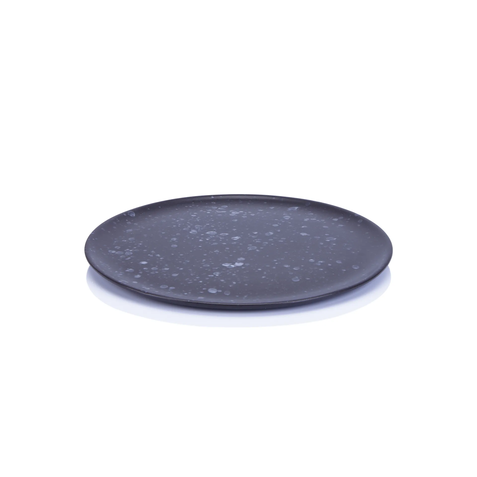 로 플레이트 23 cm, black with dots Aida | 아이다