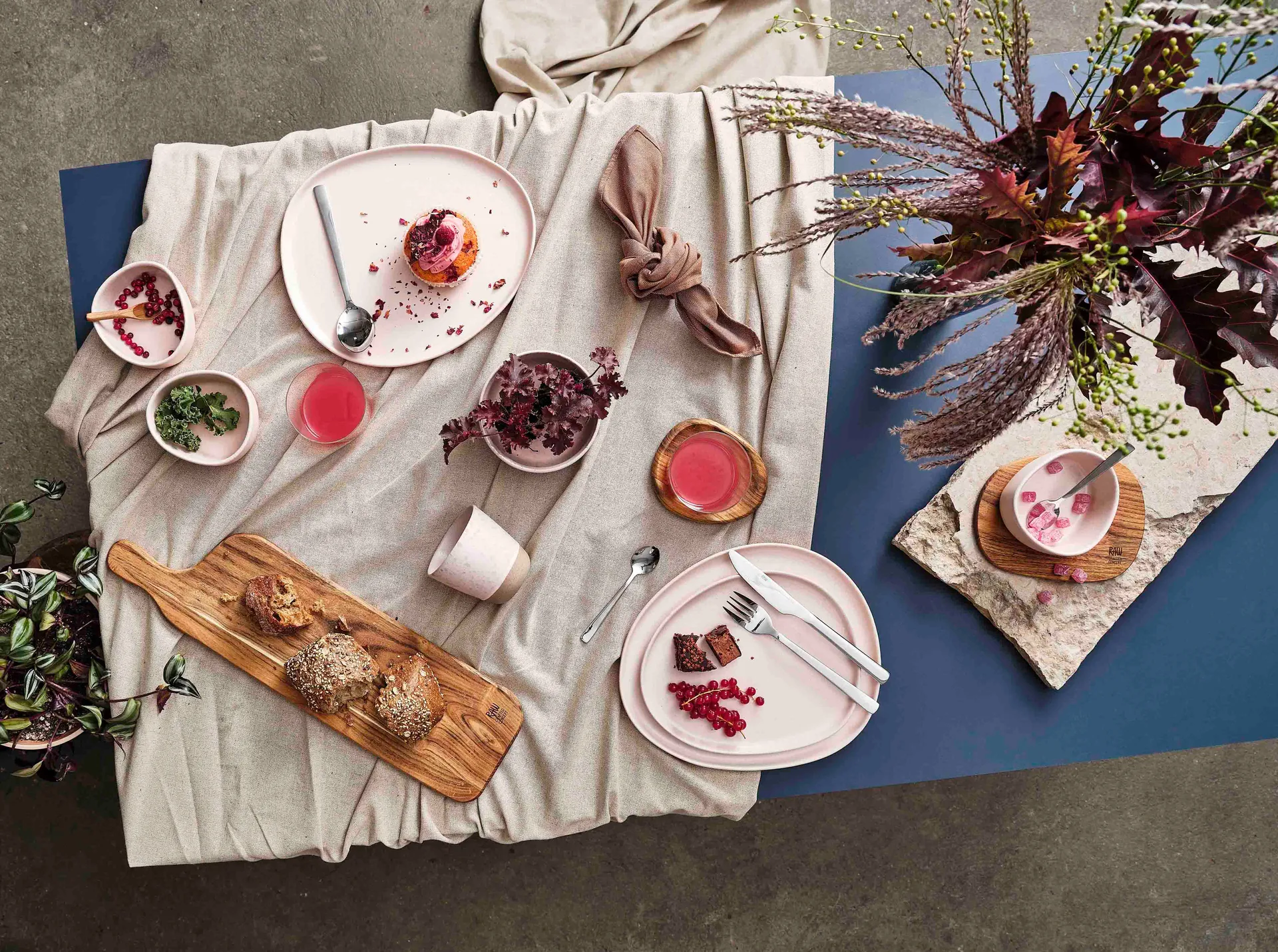 로 오가닉 런치 플레이트 24x21 cm, Nordic Nude Aida | 아이다