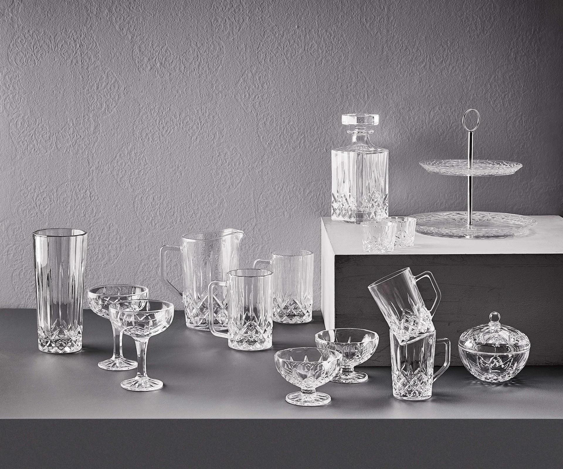 하비 샴페인 보울 25 cl 4개 세트, Clear Aida | 아이다