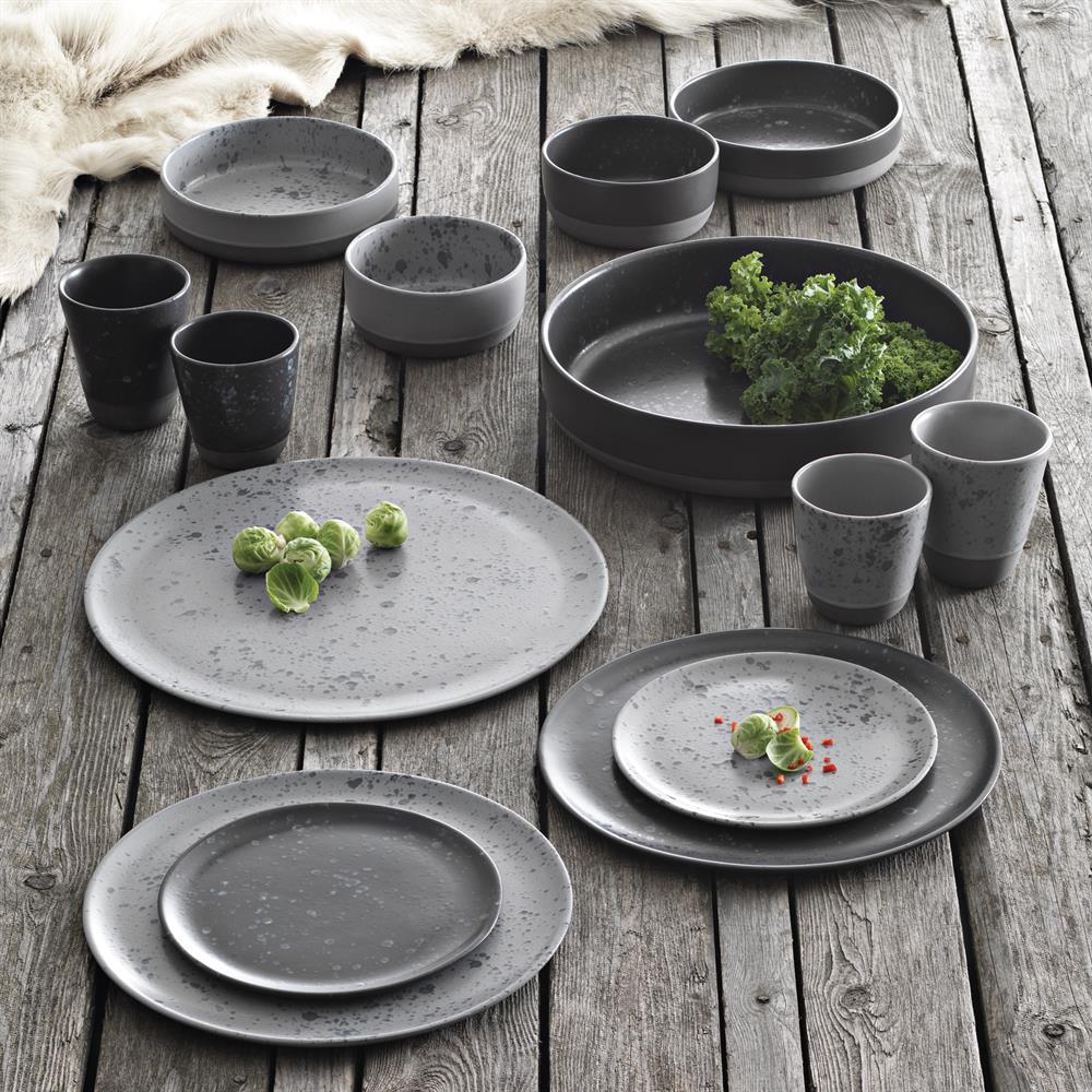 로 더블월 머그 25 cl, black with dots Aida | 아이다