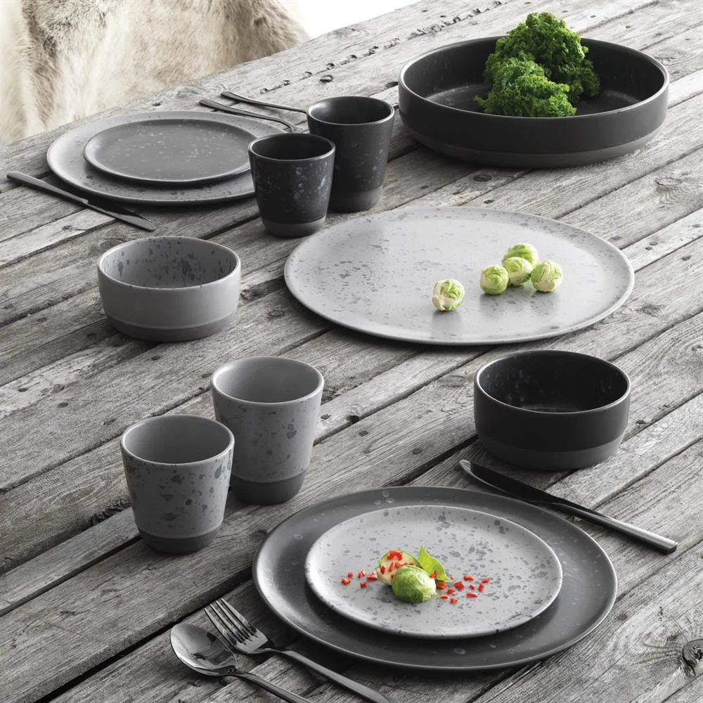 로 더블월 머그 25 cl, black with dots Aida | 아이다