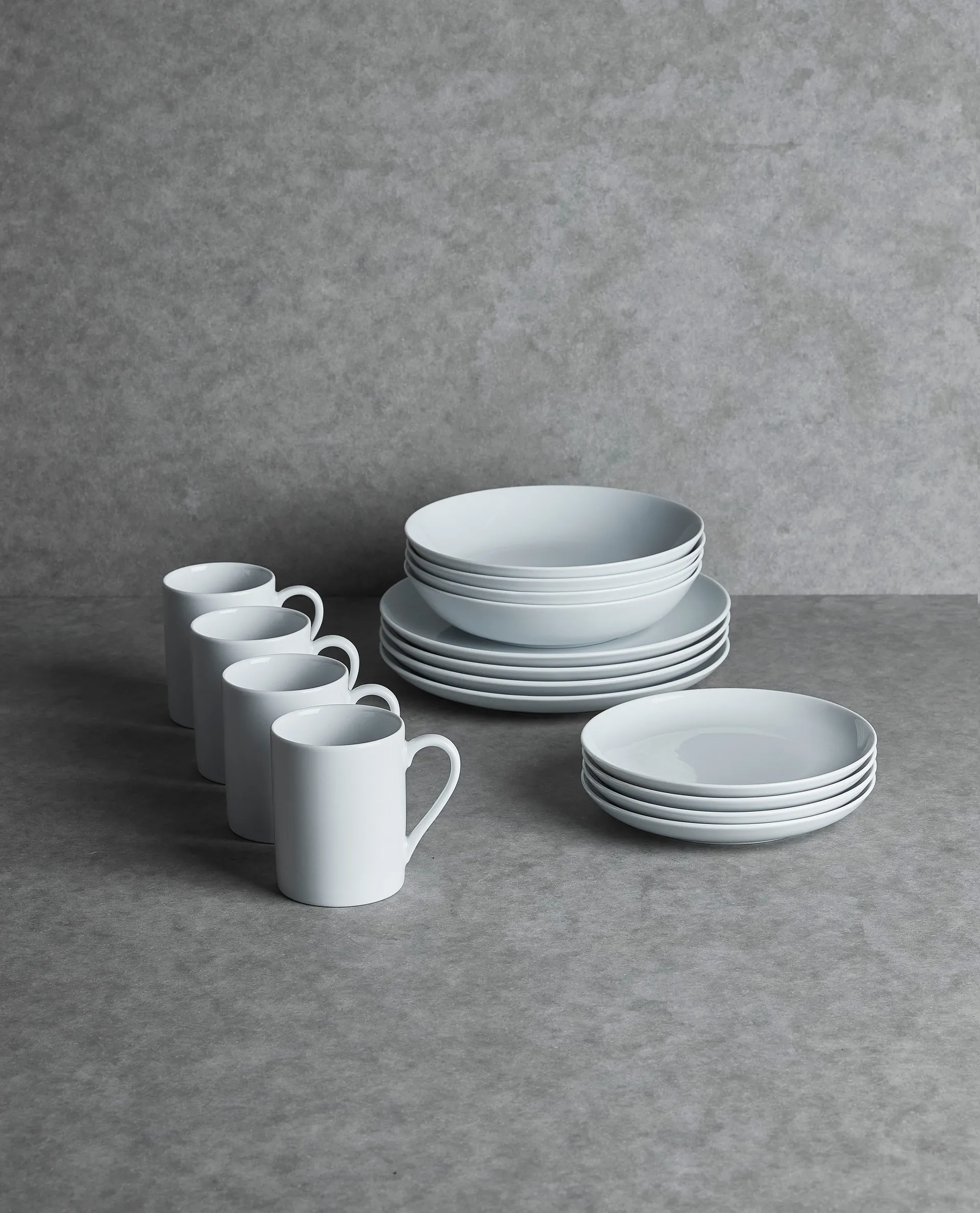 아뜰리에 매트 접시 Ø25 cm 4-pack
, Superwhite Aida | 아이다