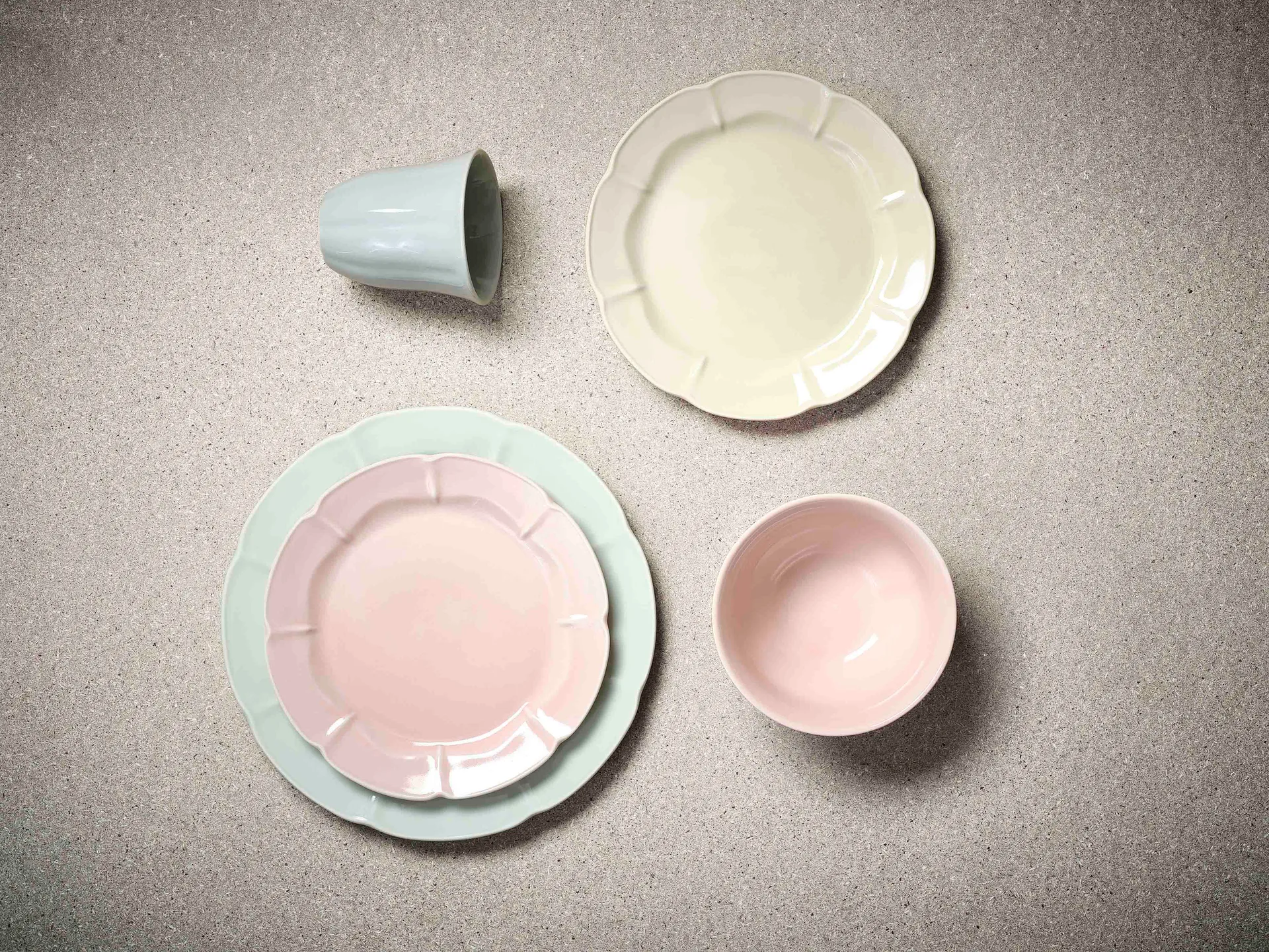 쇠홀름 솔베이 접시 26.5 cm, Minty green Aida | 아이다