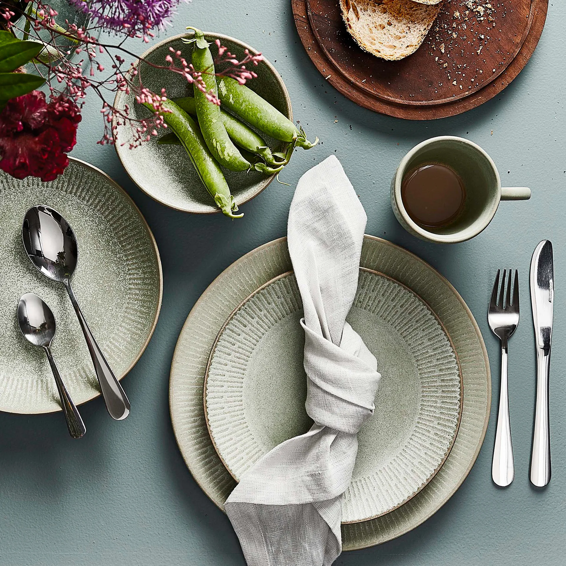 릴리프 접시 27 cm, green Aida | 아이다