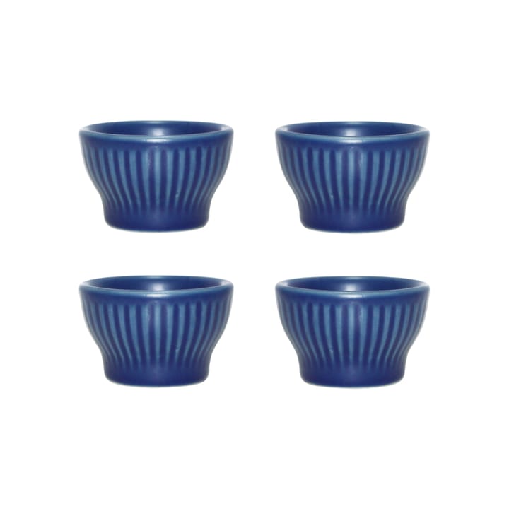 그루비 에그컵 4개 세트 - Blue stoneware - Aida | 아이다