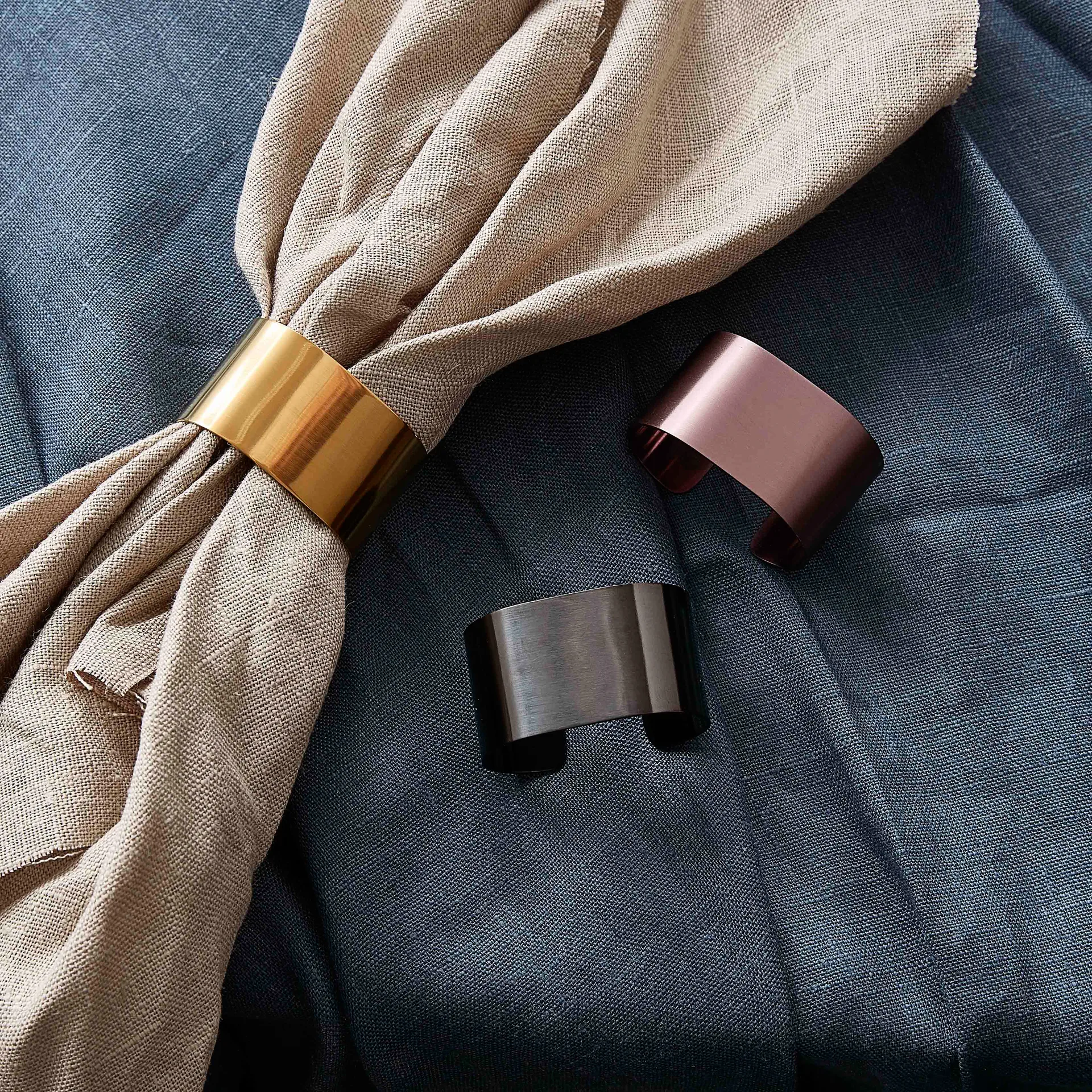 로 냅킨 홀더 4개 세트, Gold Aida | 아이다