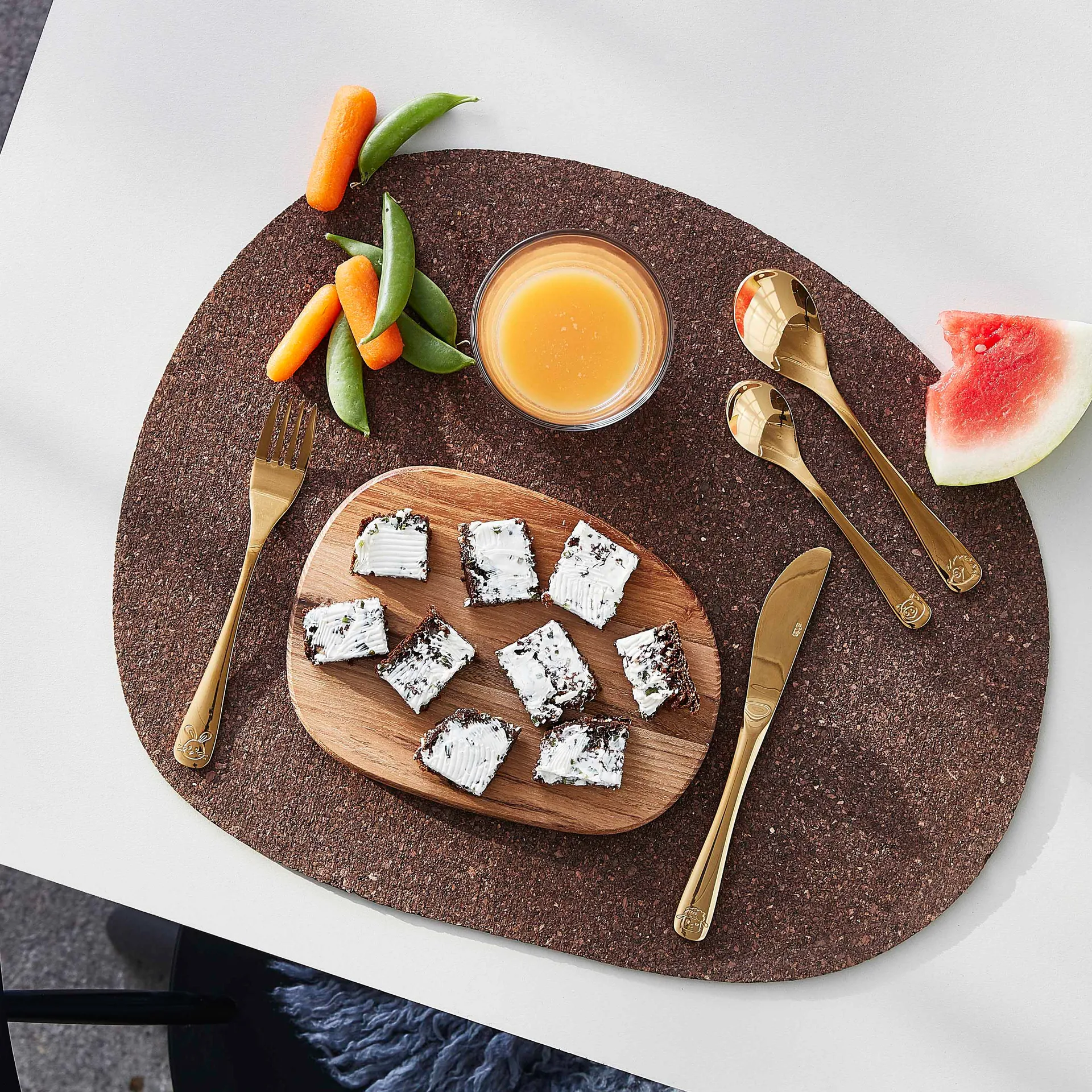 어린이용 커트러리 4 피스, Gold Aida | 아이다