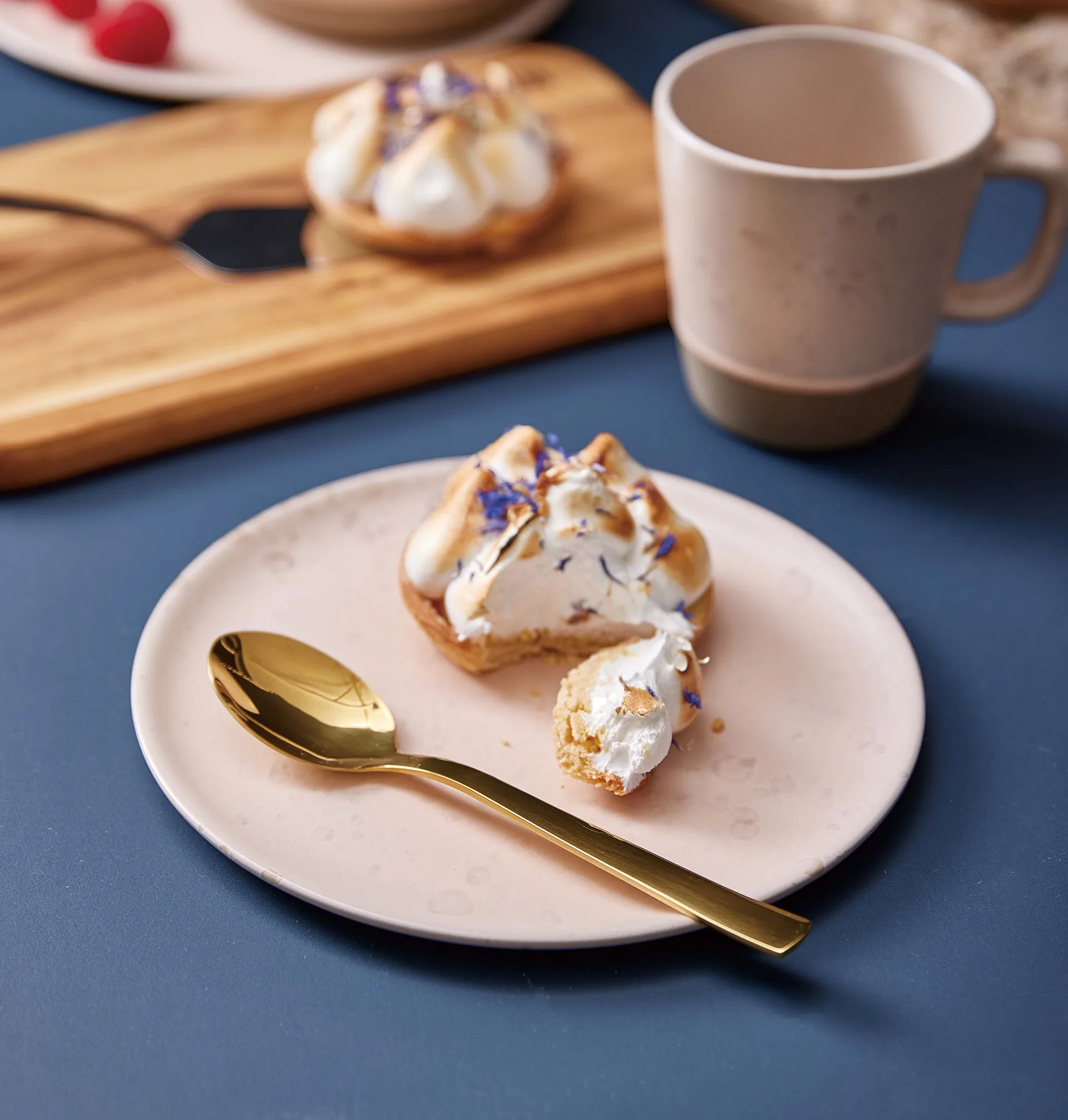 로 디저트 스푼 4개 세트, Gold Aida | 아이다