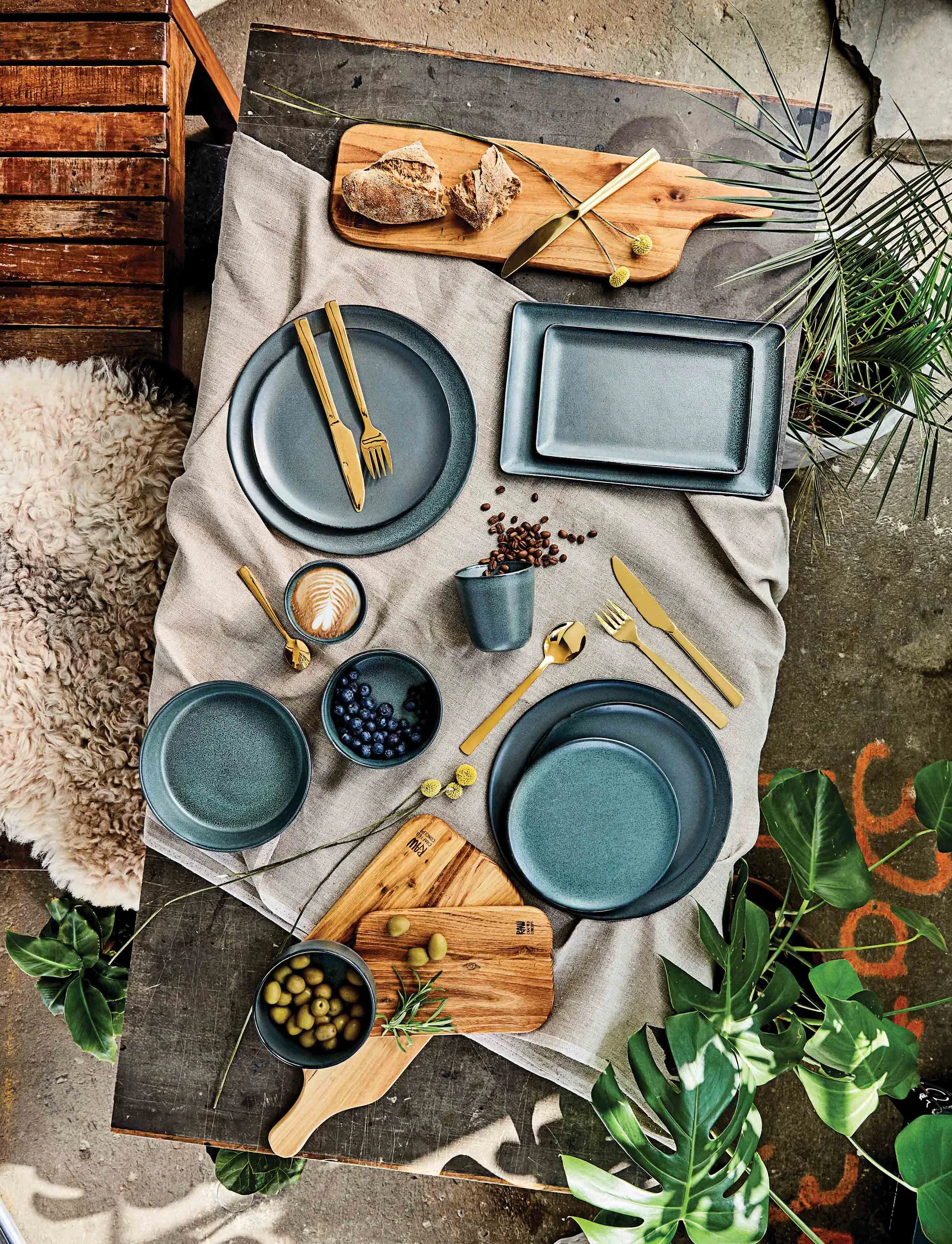 로 커트러리 60 피스, Gold Aida | 아이다