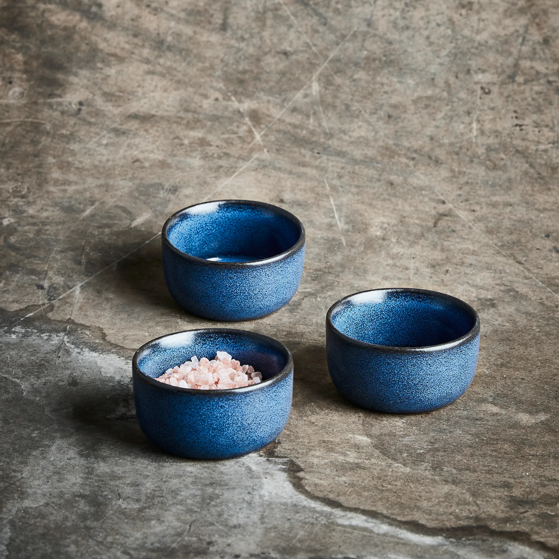 로 보울 미니 Ø7.5 cm 3개 세트, midnight blue Aida | 아이다