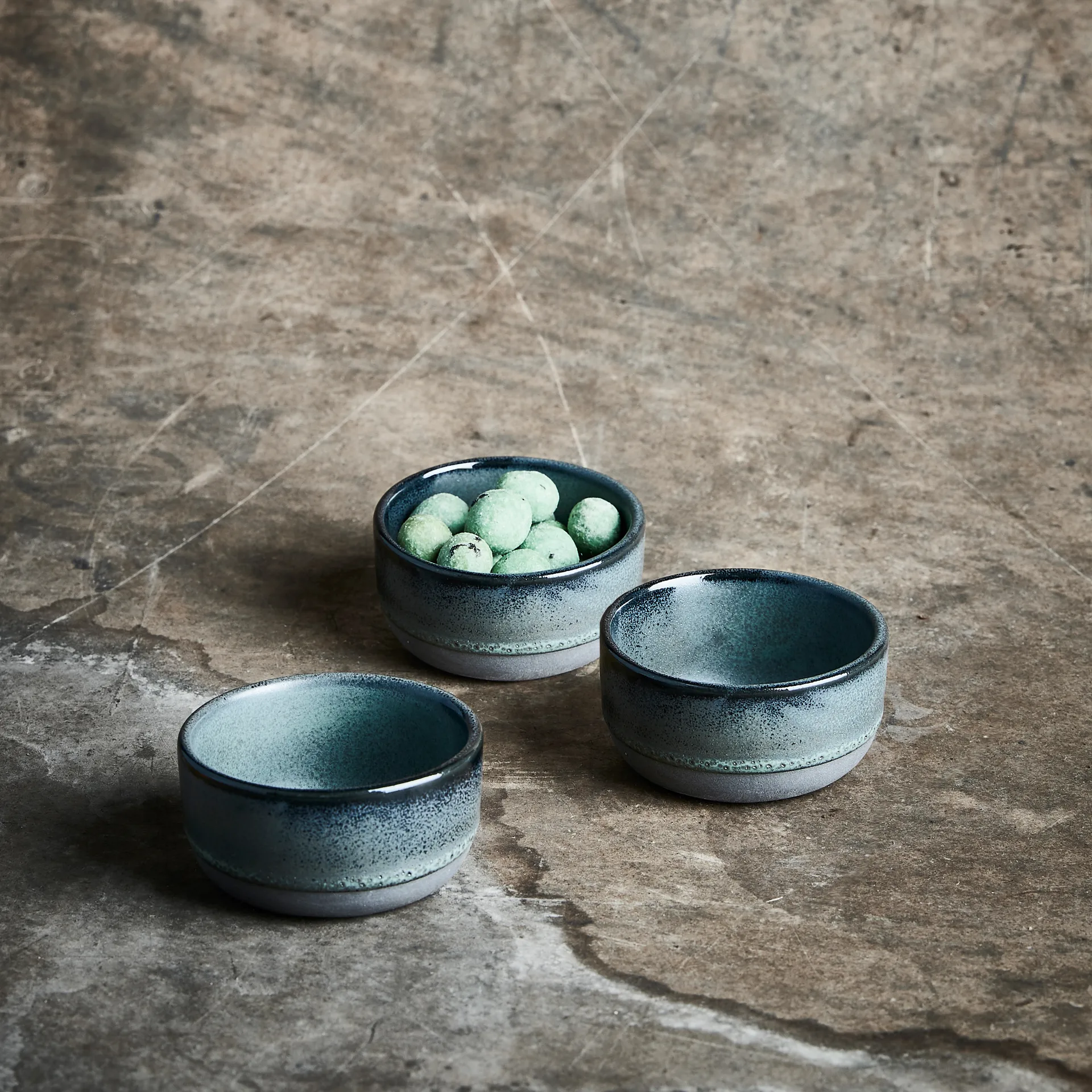 로 보울 미니 Ø7.5 cm 3개 세트, northern green Aida | 아이다