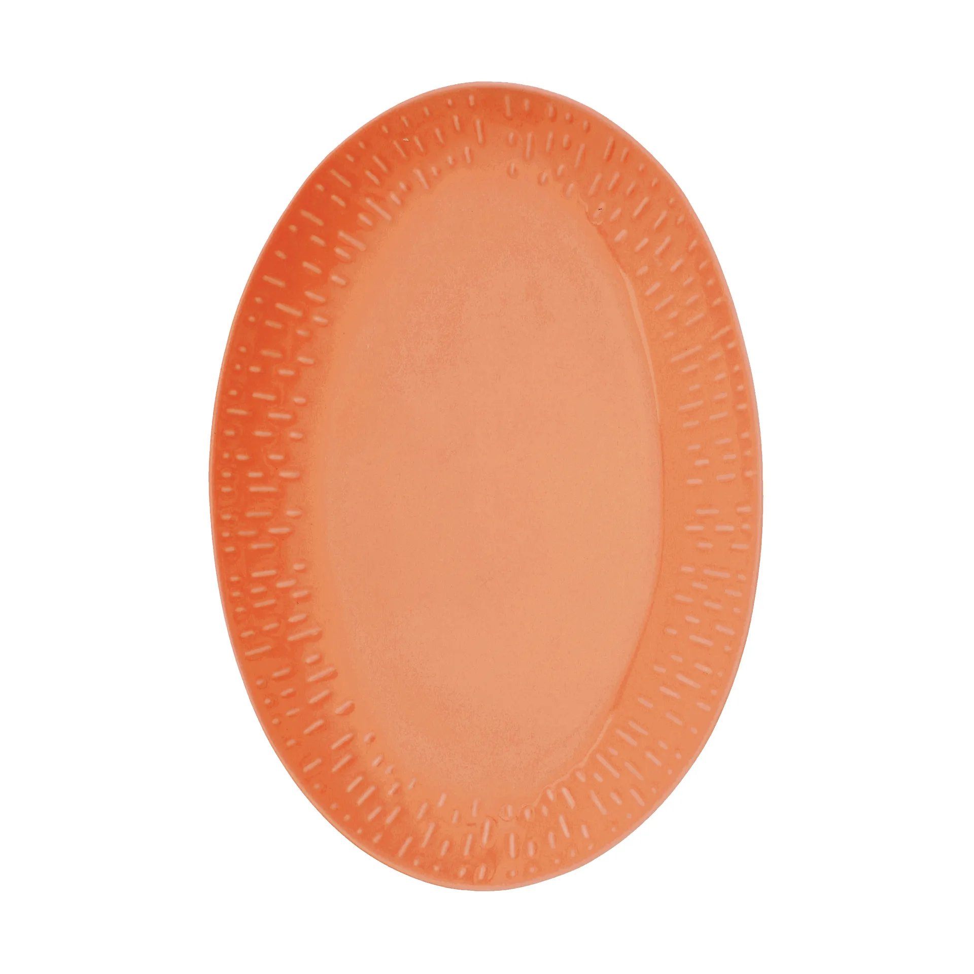 콘페티 오벌 플레이트, Apricot, 25.5x36 cm Aida | 아이다