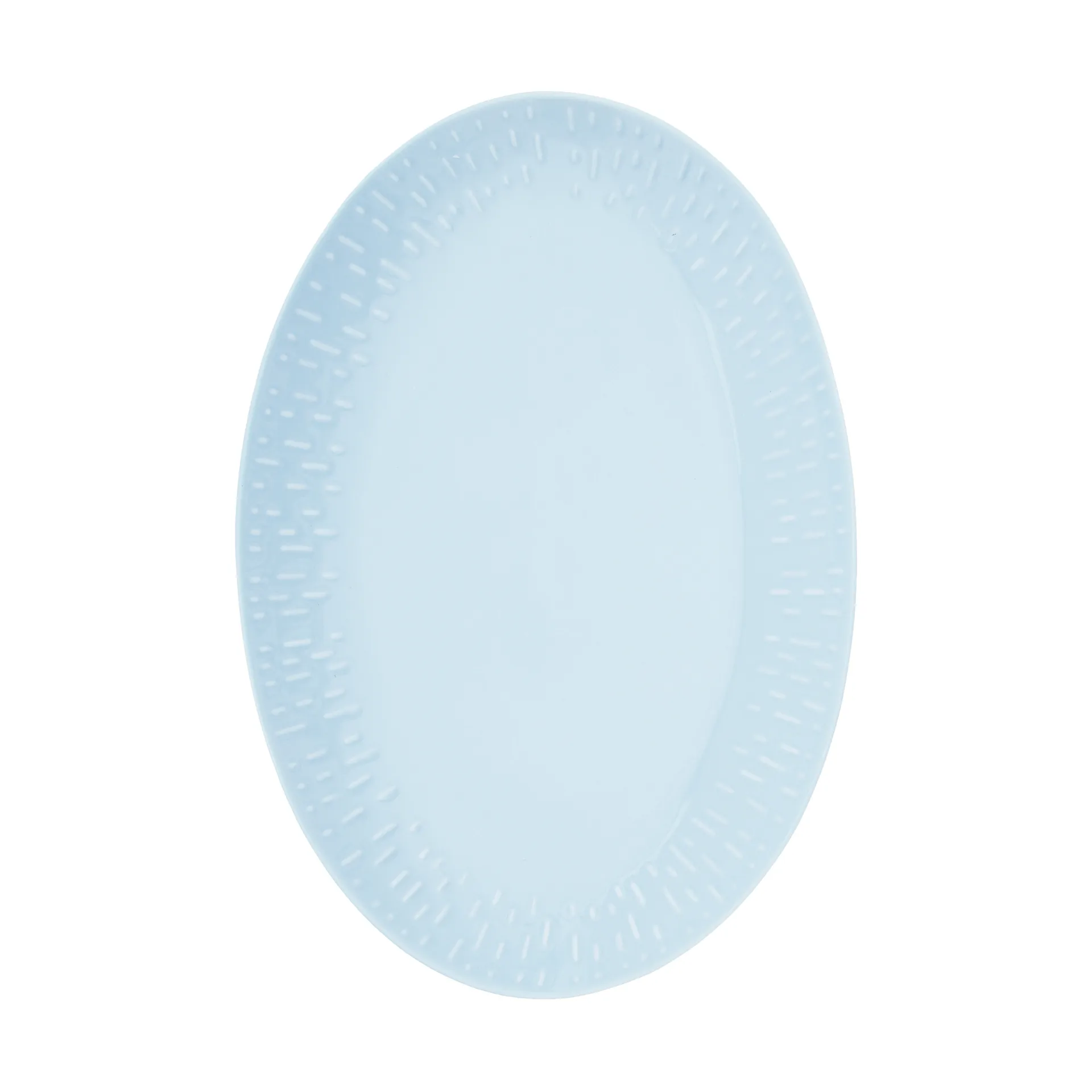 콘페티 오벌 플레이트, Aqua, 25.5x36 cm Aida | 아이다