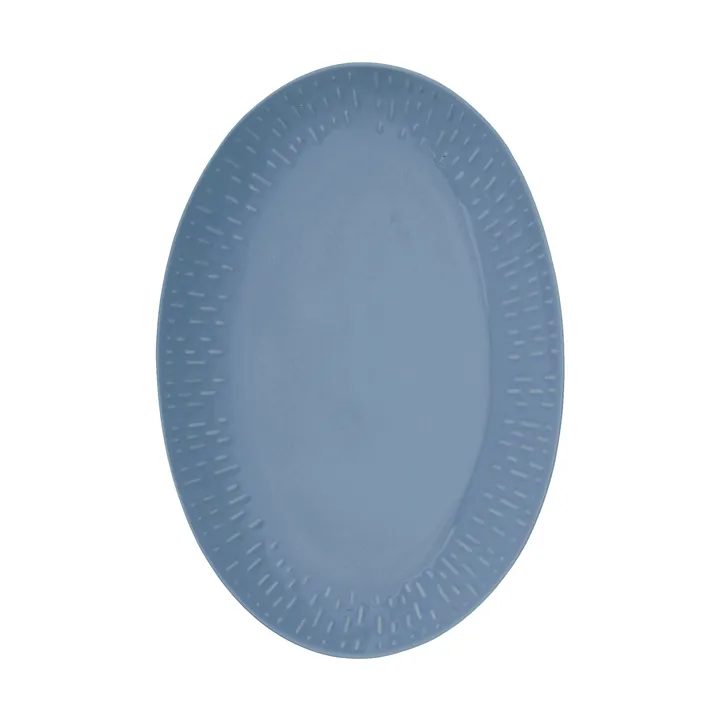 콘페티 오벌 플레이트 - Blueberry, 25.5x36 cm - Aida | 아이다