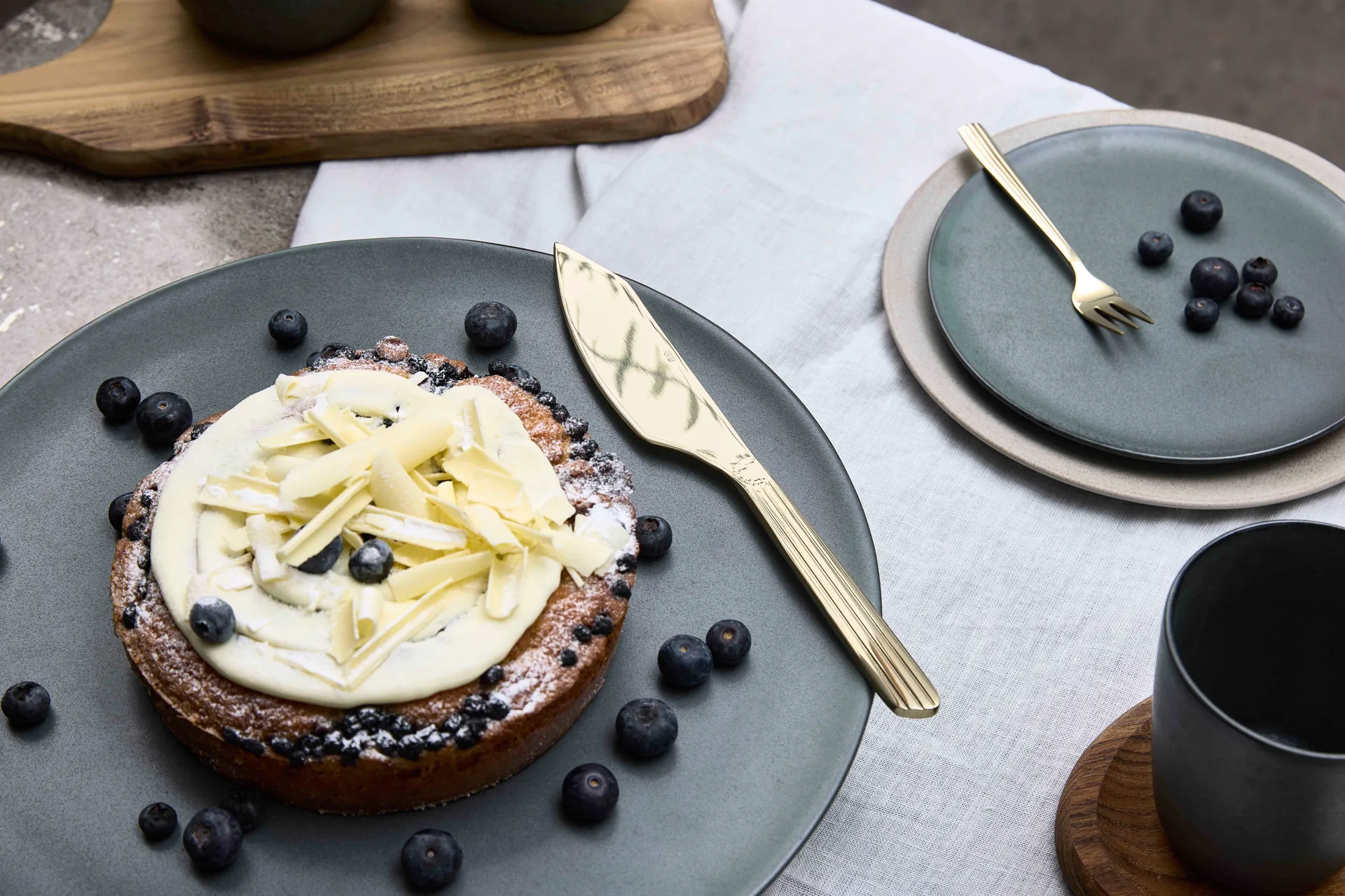 로우 케이크 나이프, Champagne-gold Aida | 아이다