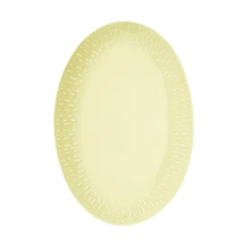 콘페티 오벌 플레이트 - Lemon, 25.5x36 cm - Aida | 아이다