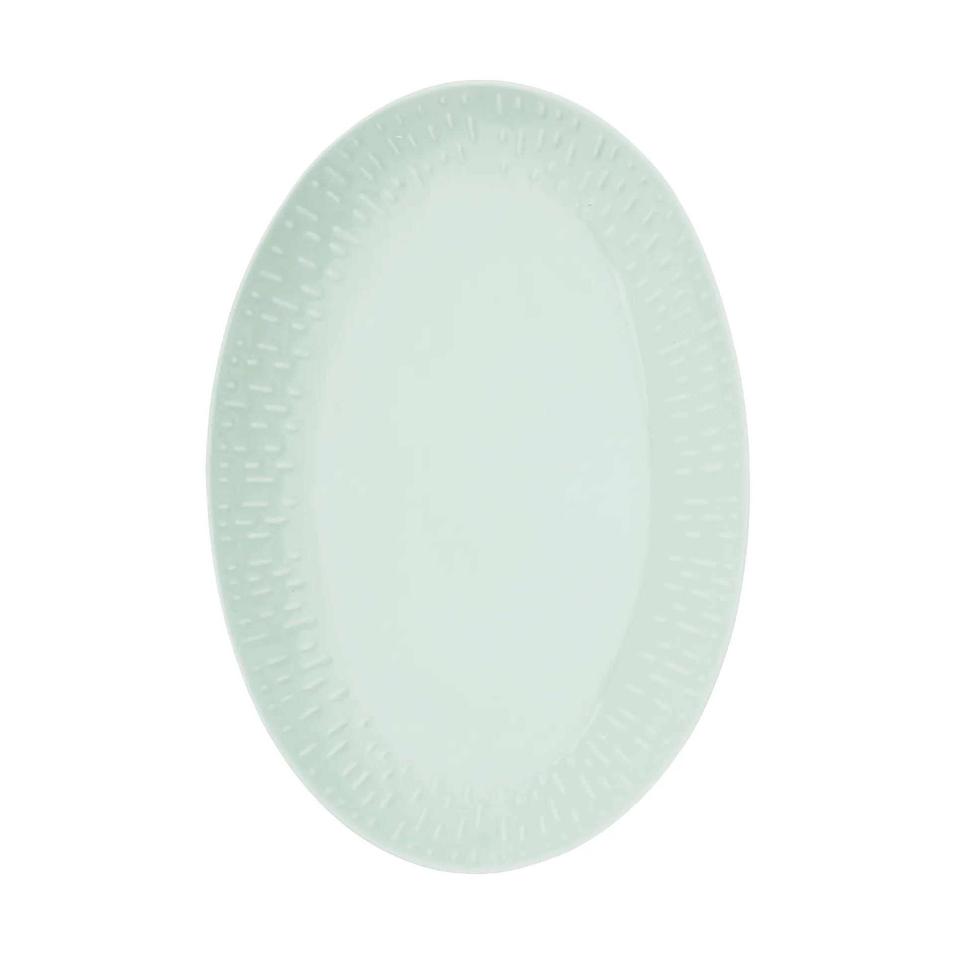 콘페티 오벌 플레이트, Pistachio, 25.5x36 cm Aida | 아이다