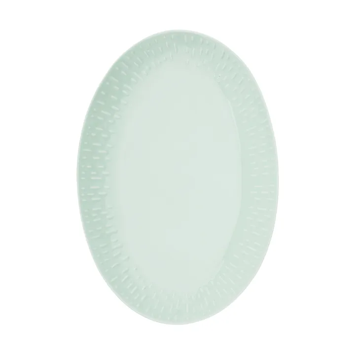 콘페티 오벌 플레이트 - Pistachio, 25.5x36 cm - Aida | 아이다