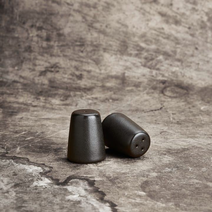 로 로 소금통 후추��통 세트, Titanium Black Aida | 아이다