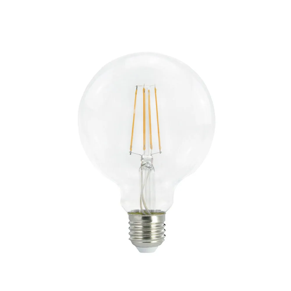 아이람 필라멘트 LED 3단계 디밍 글로브 전구, Clear, with memory, 95mm e27, 7w Airam | 아이람