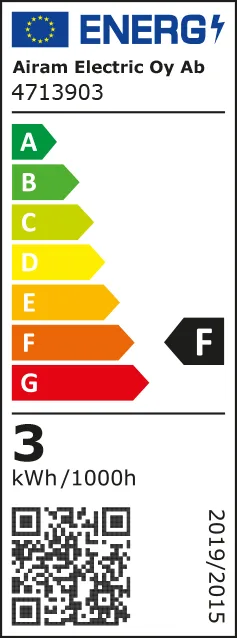 아이람 LED 전구 G9 - Clear, dimmable, 2700K 300lm 3W - Airam | 아이람