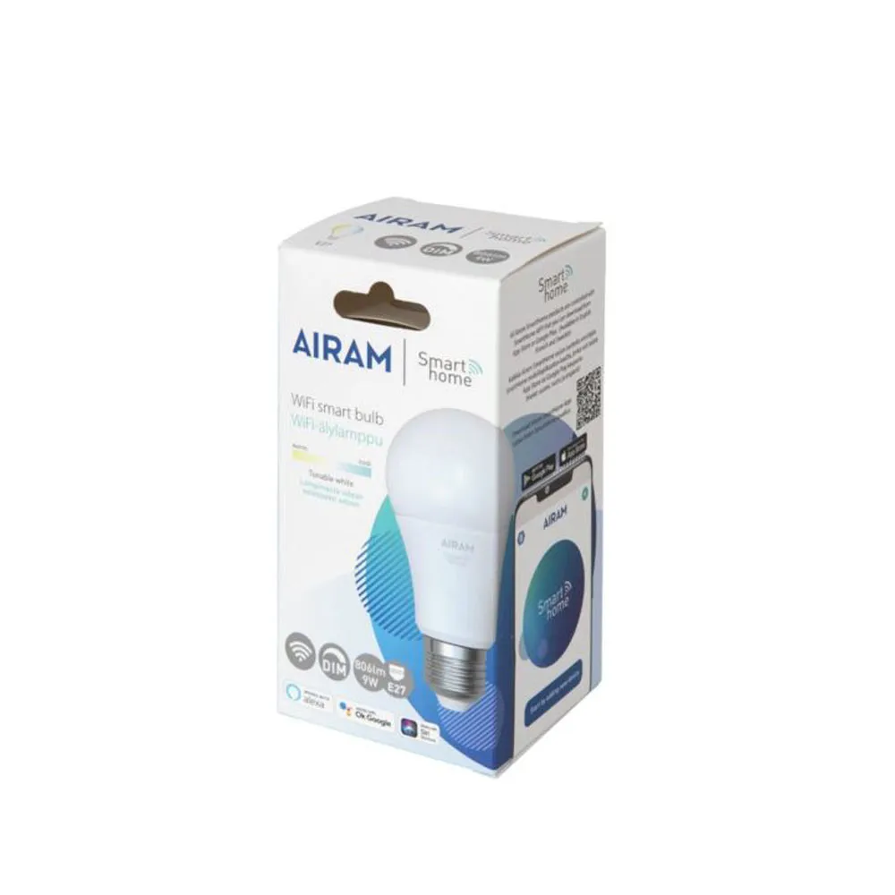 아이람 스마트홈 LED-일반 전구, White e27, 9w Airam | 아이람