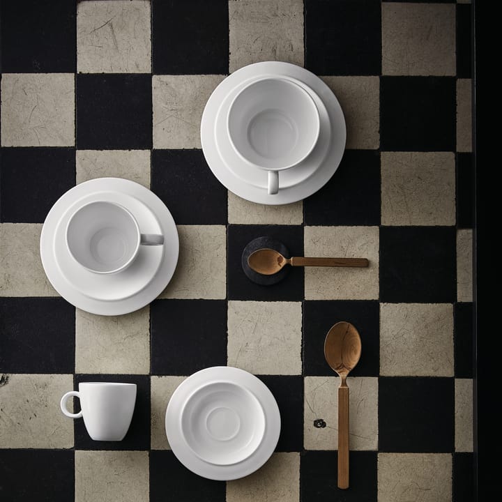 바베로 티 컵과 소서 2개 세트 - white - Alessi | 알레시